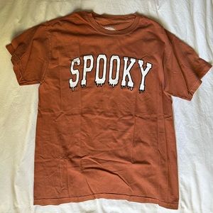 Burnt orange SPOOKY Halloween Tshirt